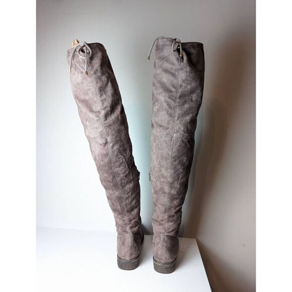 NINE WEST Nolitago Faux Suede Over The Knee Boot Size 10 - Picture 5 of 10